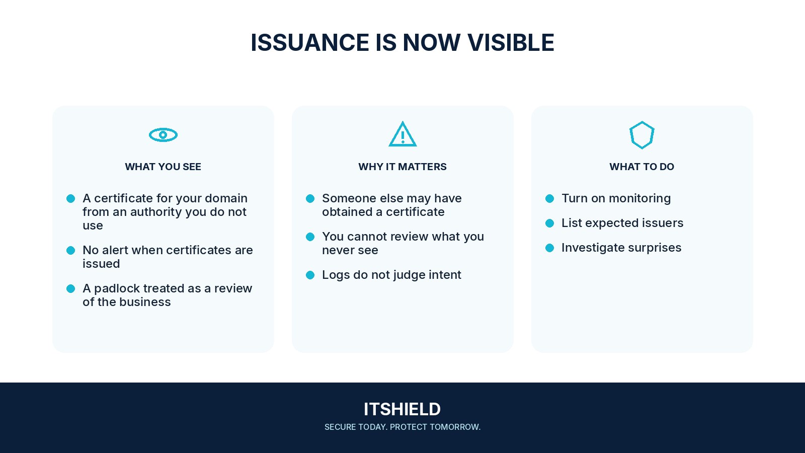 Visual guide: How to use certificate transparency logs