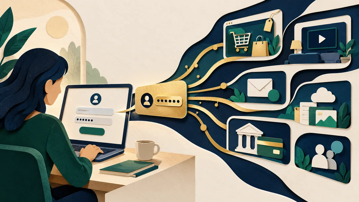 Editorial illustration for credential Stuffing Beyond the Login Form