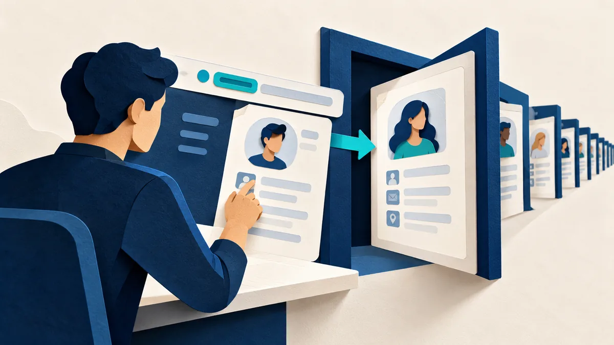 Editorial illustration for broken Access Control and IDOR