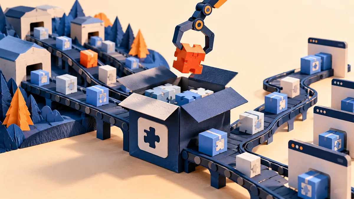 Editorial illustration for supply Chain Risk in Plugins and Packages