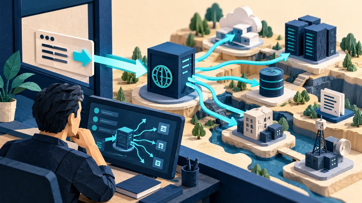 Editorial illustration for sSRF From a Defender's Chair