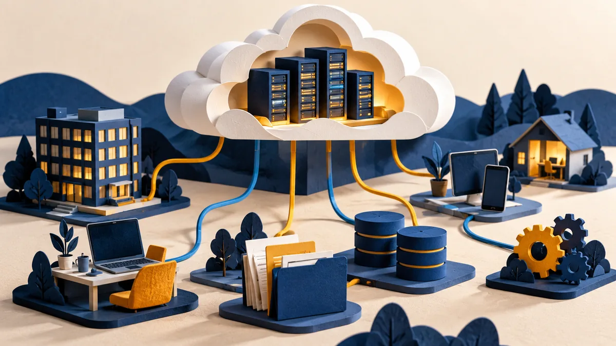 Editorial illustration for what you still have to secure when you use the cloud