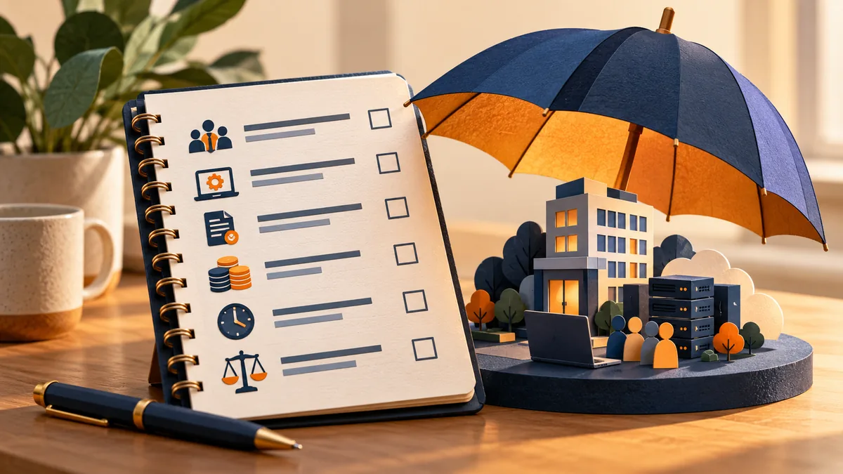 Editorial illustration for questions to ask before you buy cyber insurance