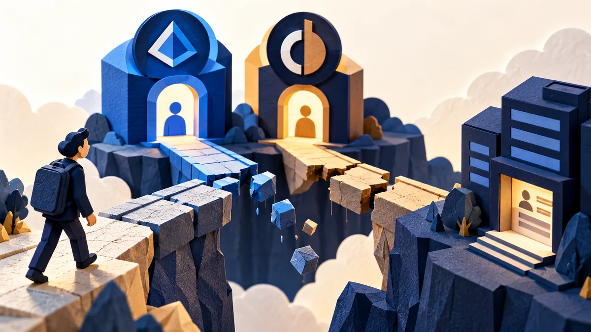 Editorial illustration for where SAML and OpenID Connect sign-in usually fail