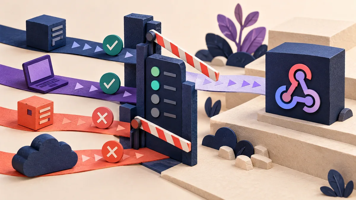 Editorial illustration for check who is allowed to call your webhook